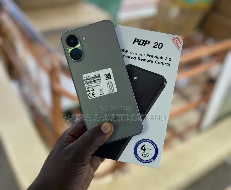 New Tecno Pop 20 128 GB Gray
