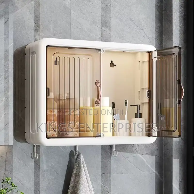 Adhesive Wall Mounted Bathroom Organizer