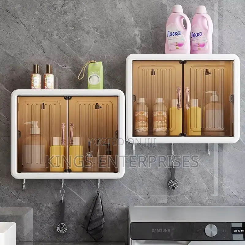 Adhesive Wall Mounted Bathroom Organizer