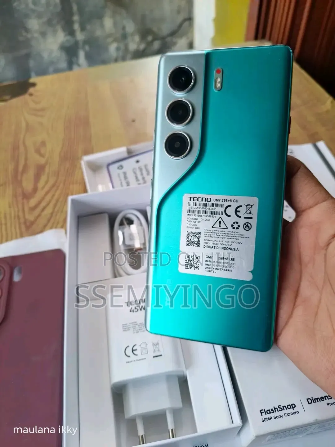 New Tecno Camon 40 Pro 4G 256 GB Green