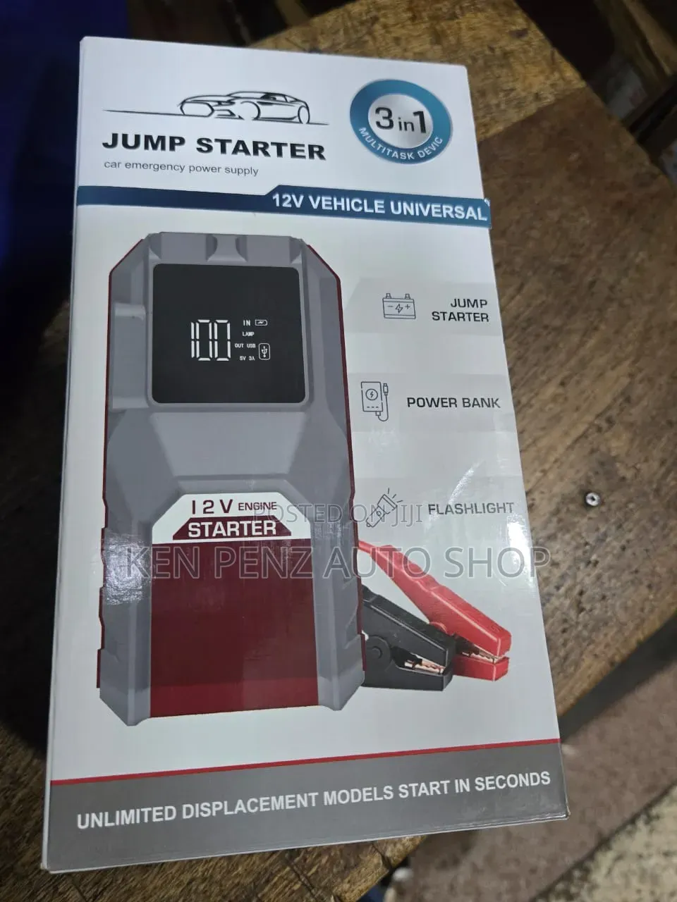 Emergency Multifunction Jumpstarter