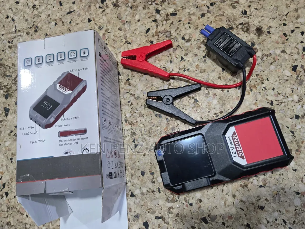 Emergency Multifunction Jumpstarter