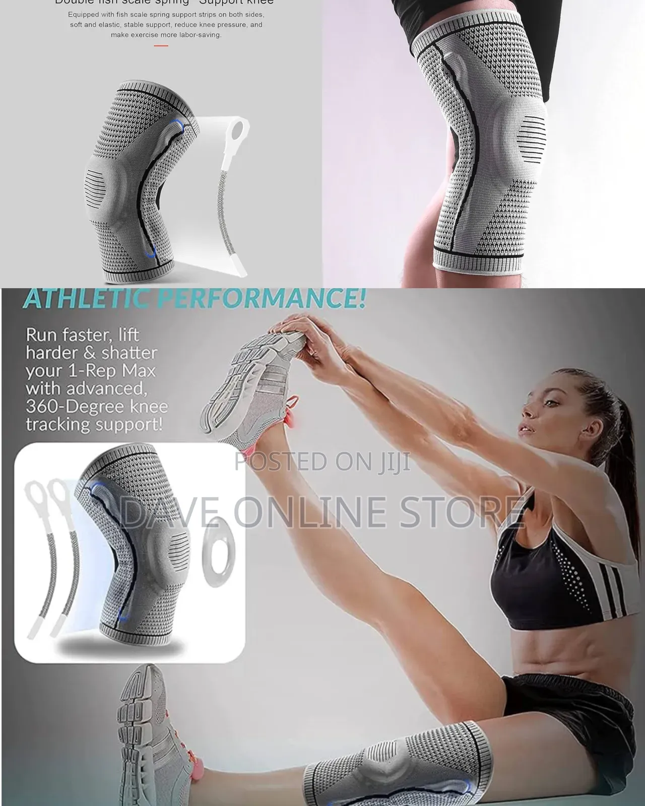 SYNOPE Soft Padded Athlete's Sports Knee Brace