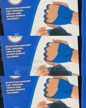 Blue Neoprene Half-Finger Fitness Gloves