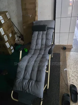 Foldable Resting Chair With Caution for Beaches/Camping/Balcony