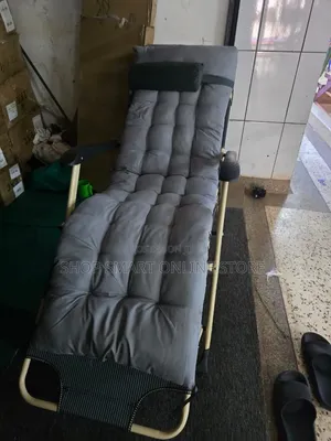 Foldable Resting Chair With Caution for Beaches/Camping/Balcony
