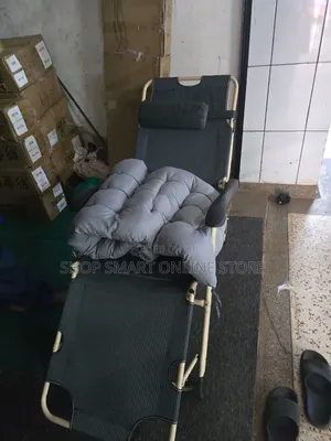 Foldable Resting Chair With Caution for Beaches/Camping/Balcony