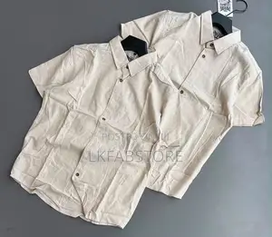 Shortsleeved Linen Shirts for Men