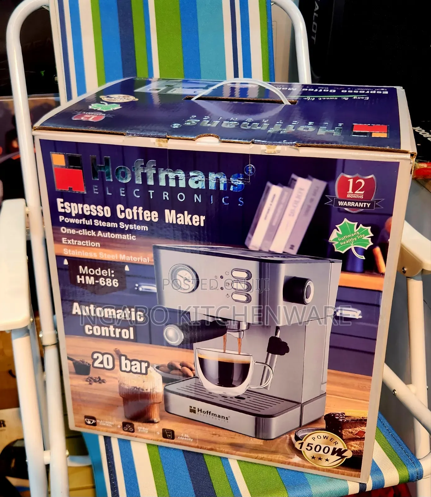 Hoffmans HM-686 Espresso Coffee Maker.