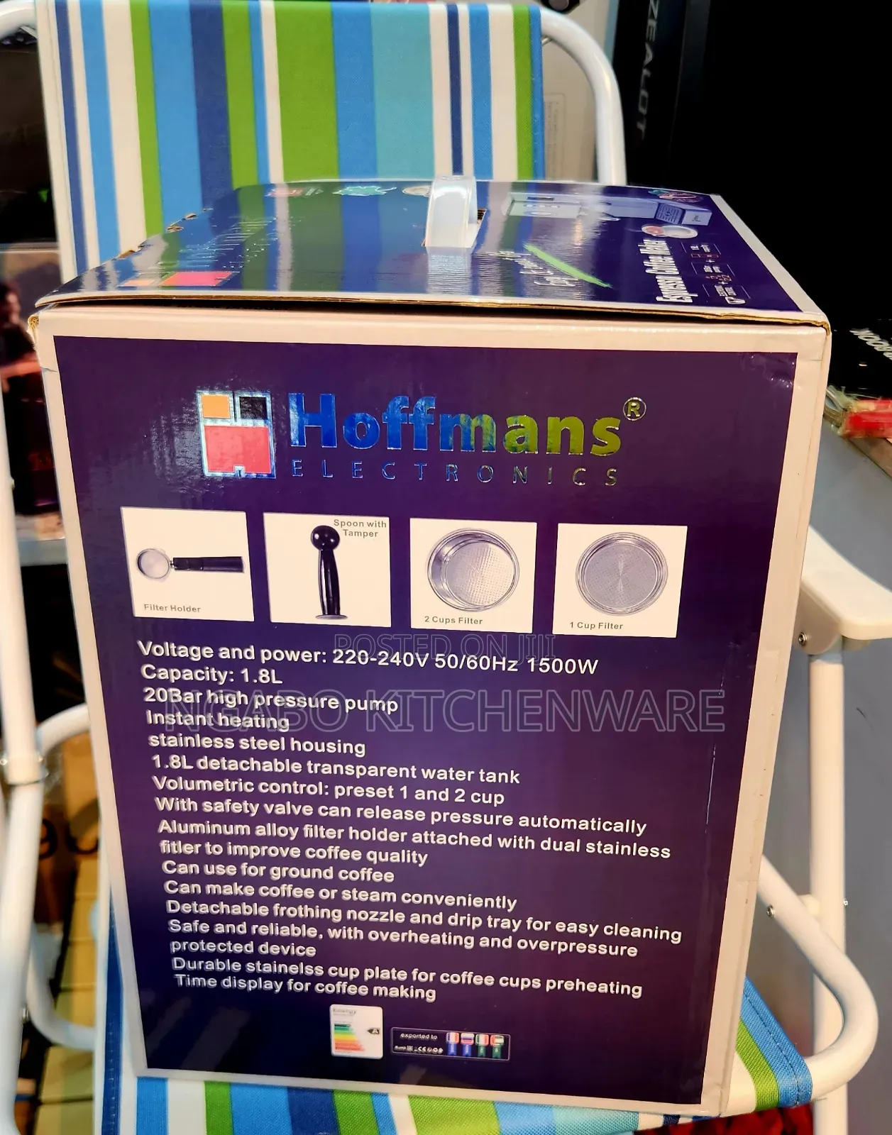 Hoffmans HM-686 Espresso Coffee Maker.