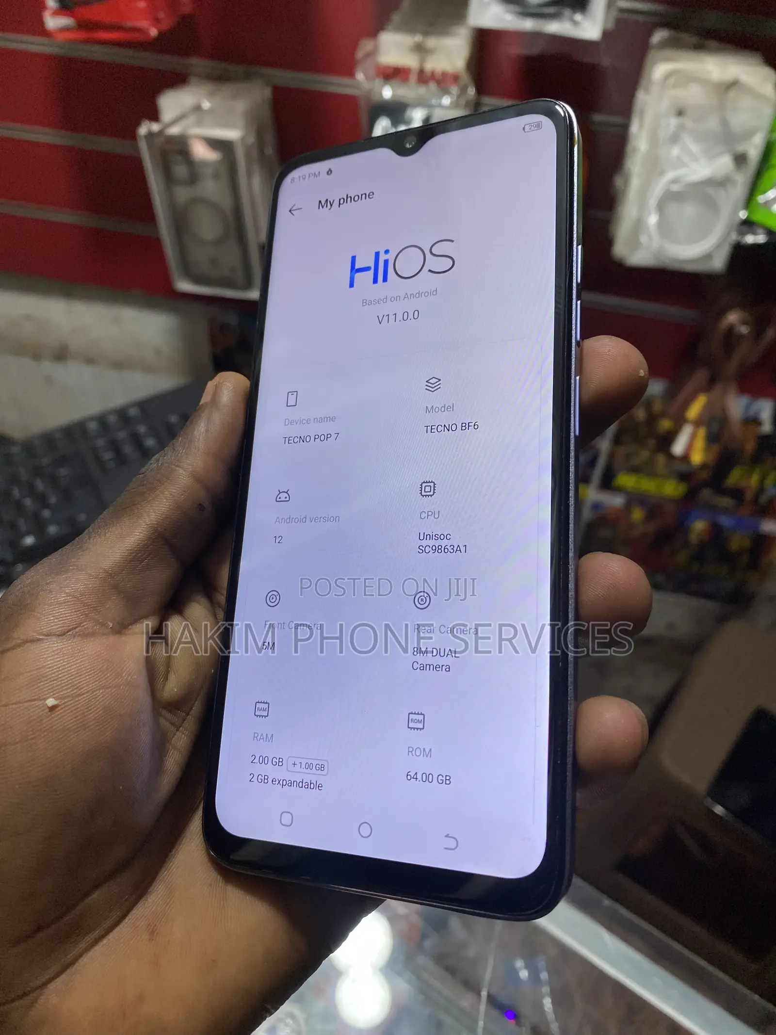 Tecno Pop 7 64 GB Purple