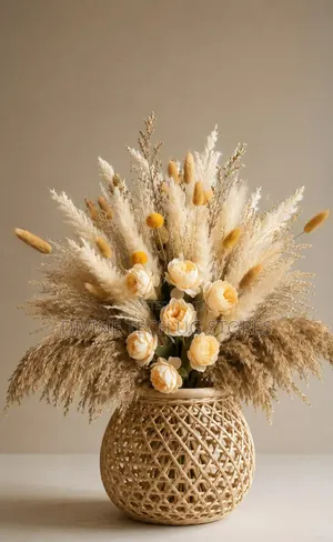 Fluffy Pampas Grass Decor ,Stunning Decoration- 3 Types of Batches