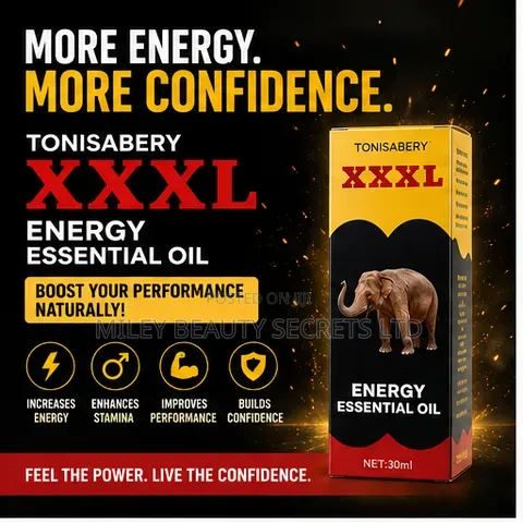 TONISABERY XXXL ENERGY ESSENTIAL OIL — Power Your Confidence!