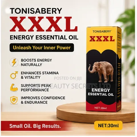 TONISABERY XXXL ENERGY ESSENTIAL OIL — Power Your Confidence!