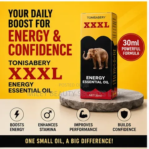 TONISABERY XXXL ENERGY ESSENTIAL OIL — Power Your Confidence!