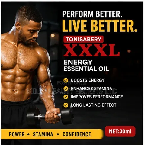 TONISABERY XXXL ENERGY ESSENTIAL OIL — Power Your Confidence!
