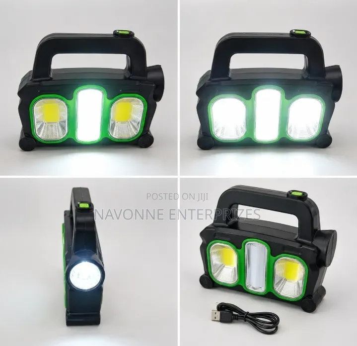 Multi-Function Rechargeable LED Camping Lantern Emergency Work Light