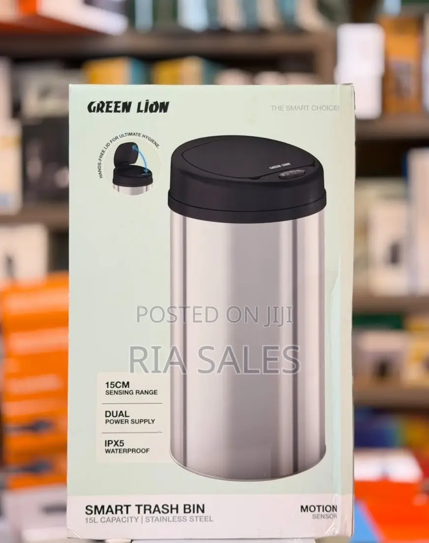 Green Lion Smart Trash Bin