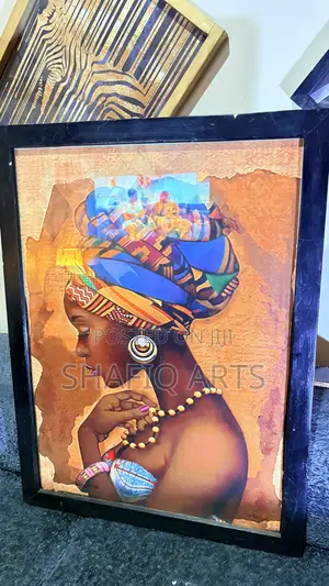 Modern African Framed Art Work