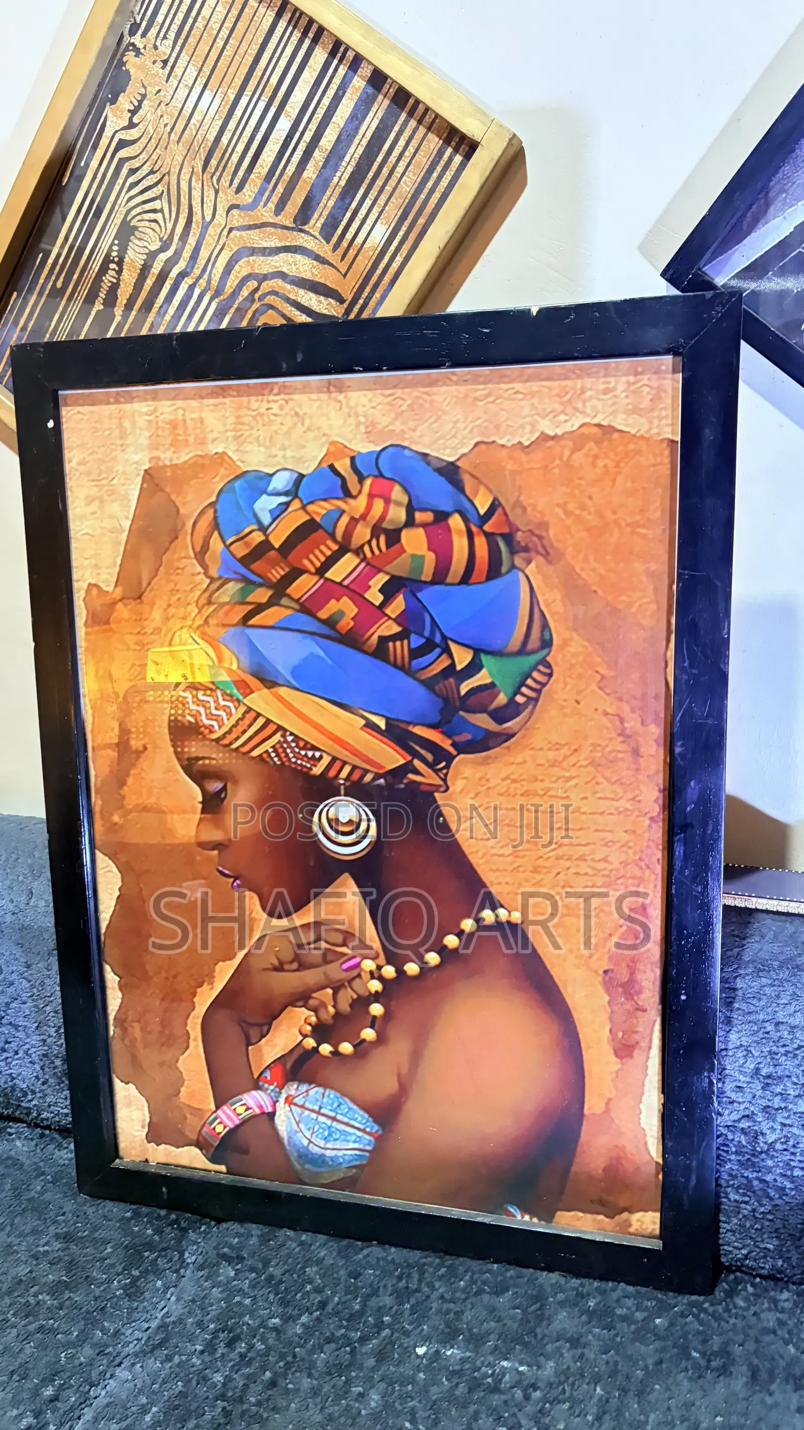 Modern African Framed Art Work