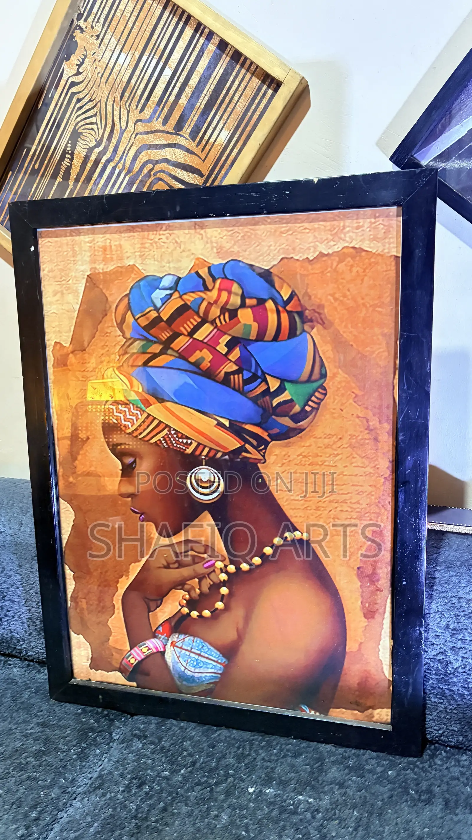 Modern African Framed Art Work