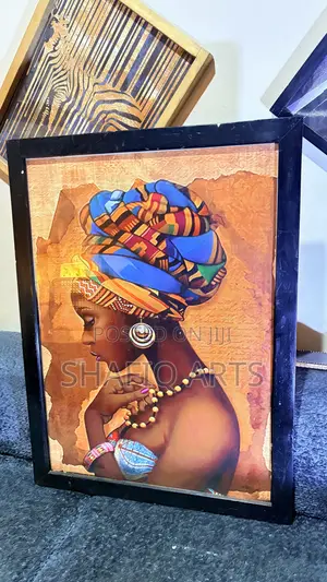 Modern African Framed Art Work