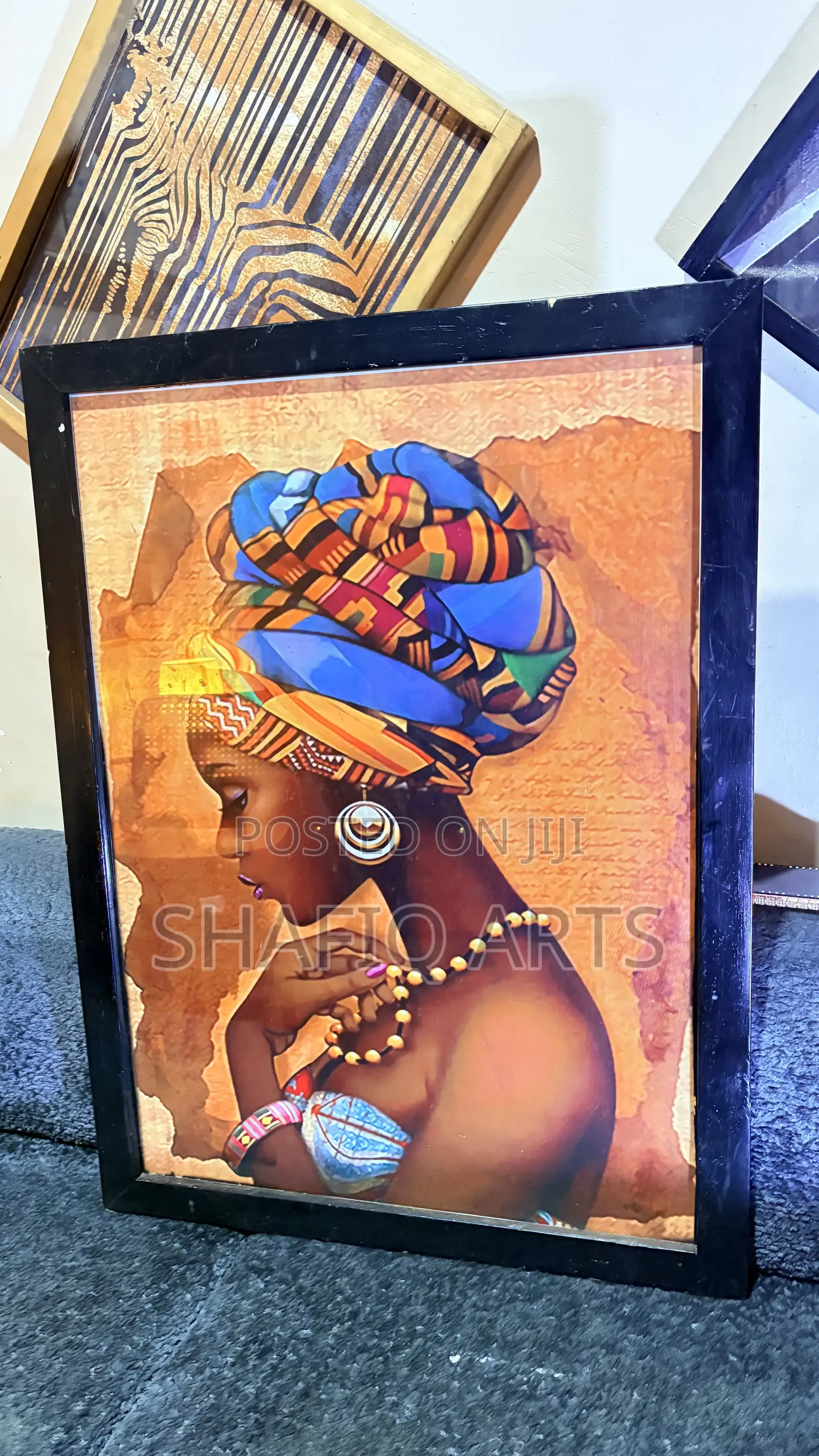Modern African Framed Art Work