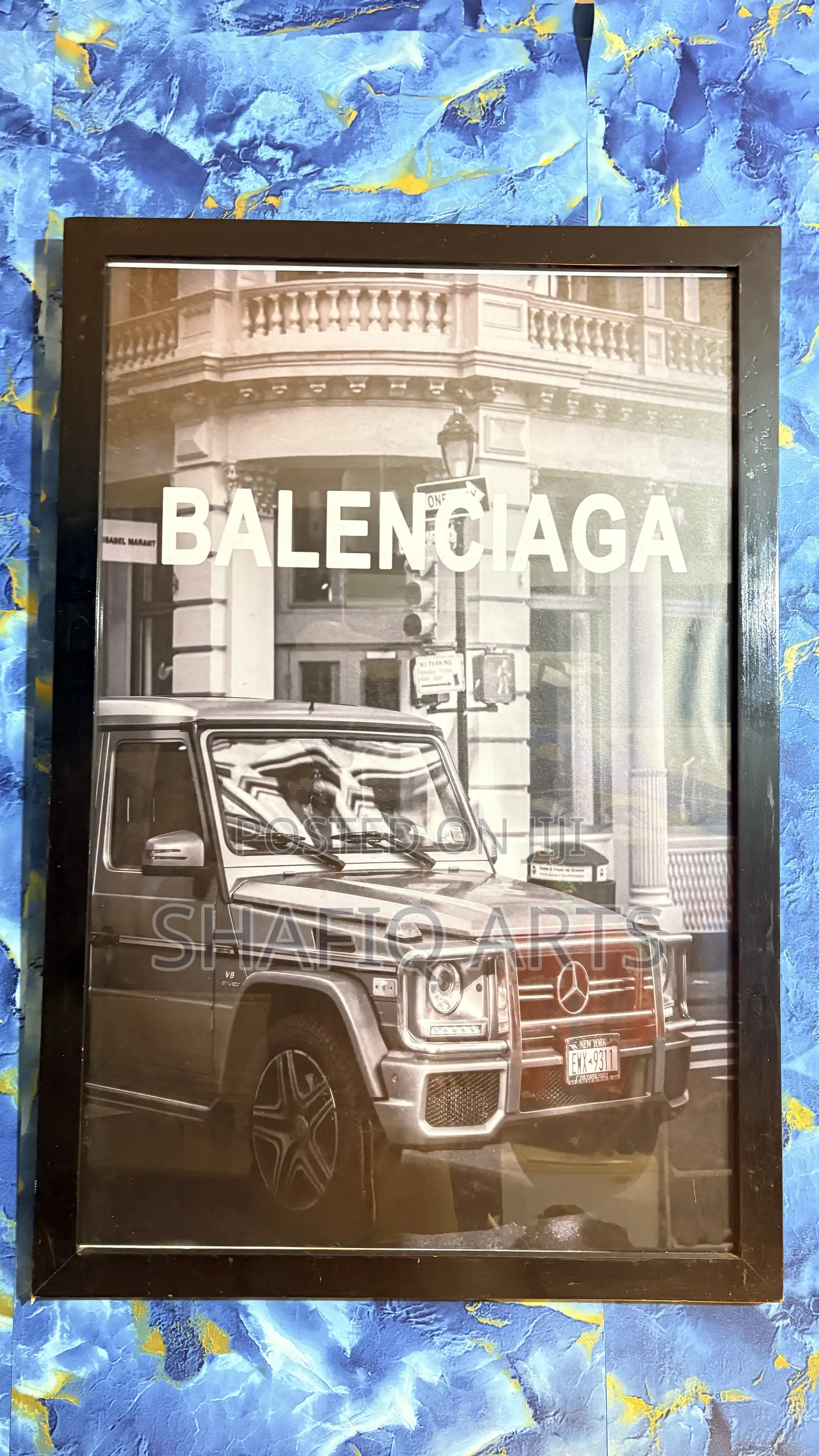 Merced Benz Wall Framed Art Piece
