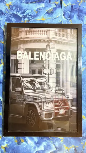 Merced Benz Wall Framed Art Piece
