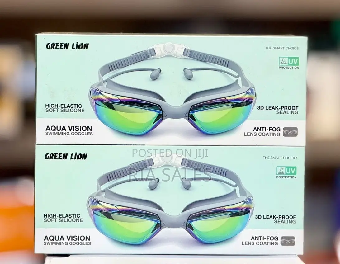 Green Lion Aqua Vision Pro Swimming Goggles