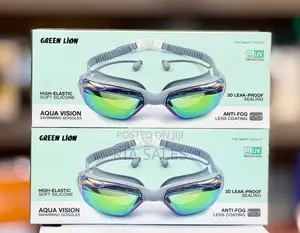 Green Lion Aqua Vision Pro Swimming Goggles