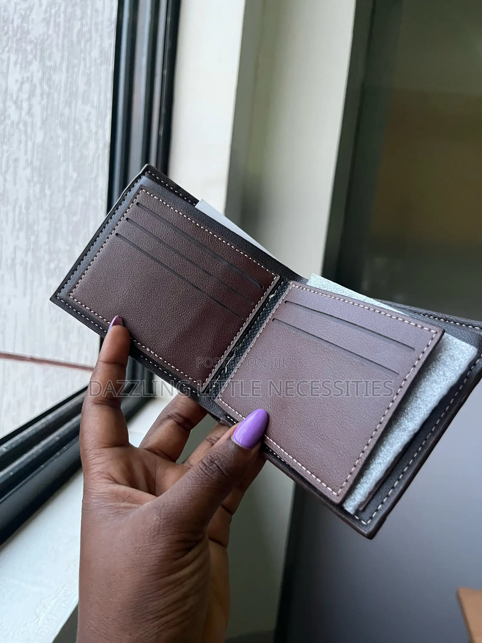 KINGDUSHI Vintage Brown Wallet for Men