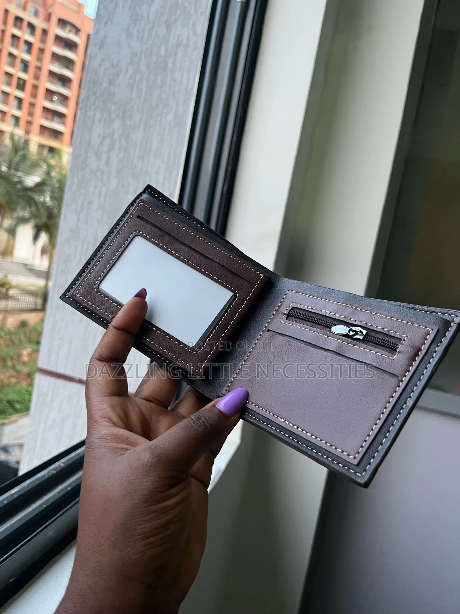 KINGDUSHI Vintage Brown Wallet for Men