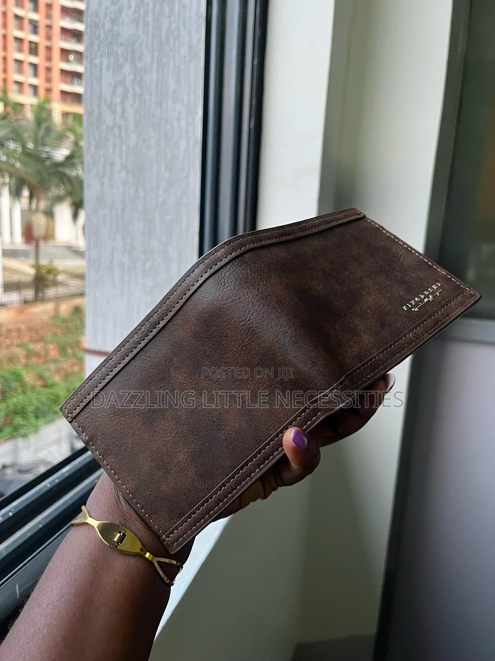 KINGDUSHI Vintage Brown Wallet for Men