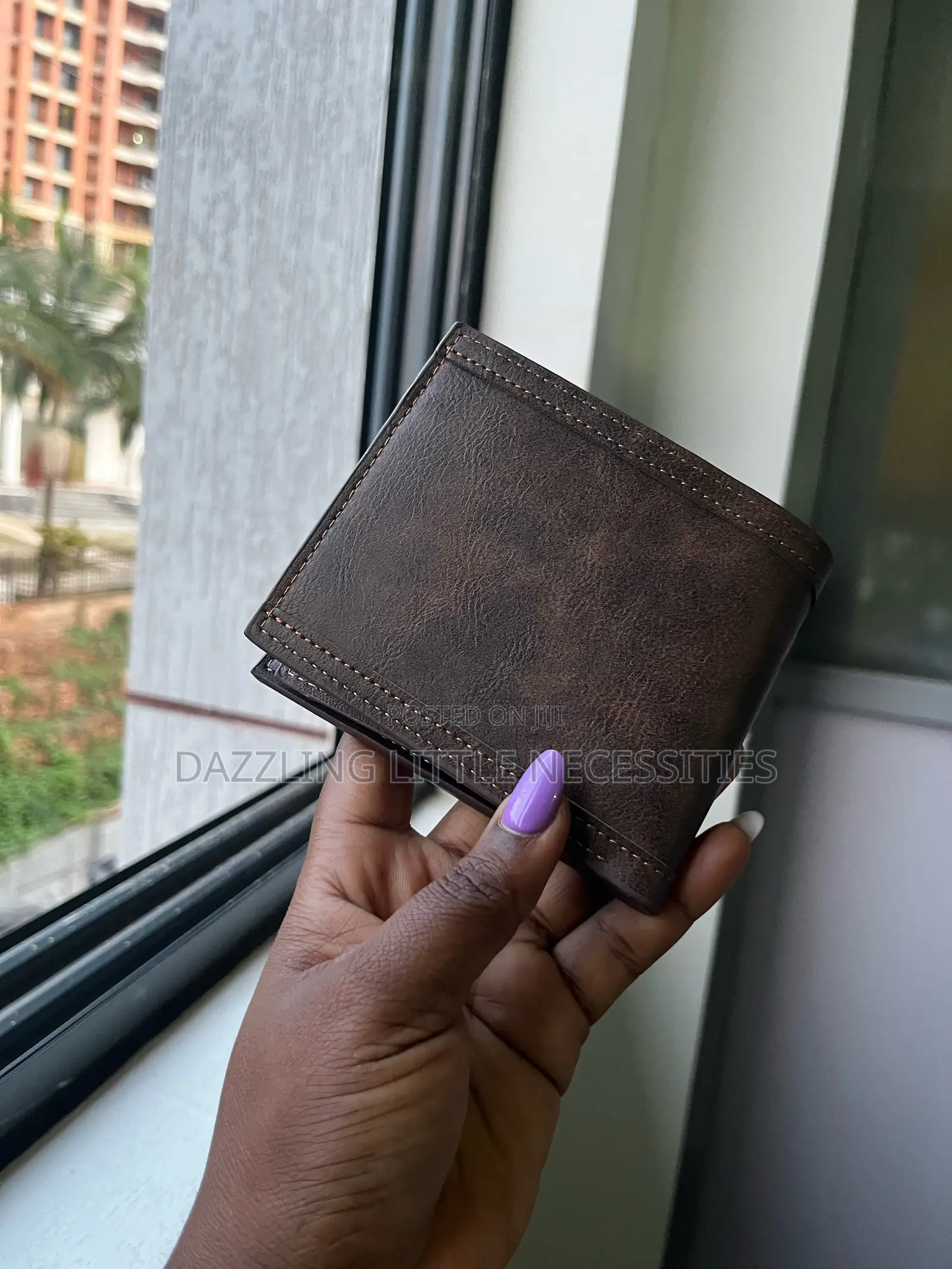 KINGDUSHI Vintage Brown Wallet for Men
