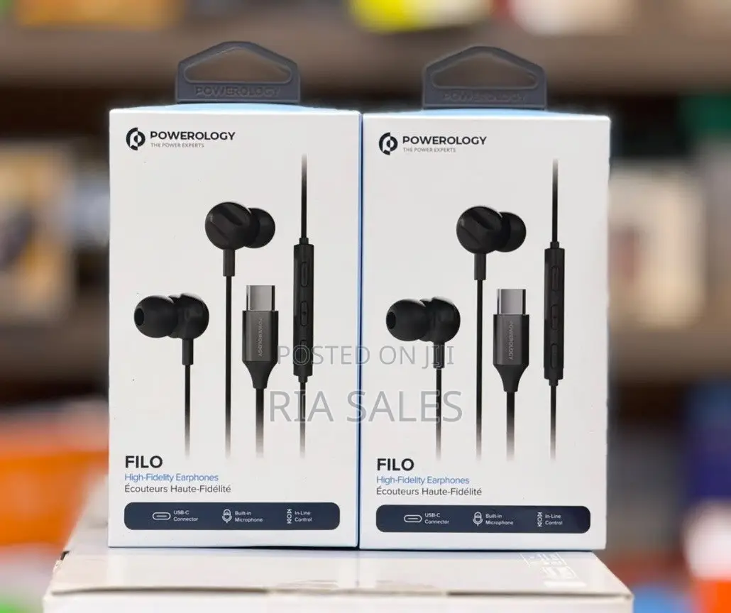 Powerology Filo Wired Type C in Ear Earphones