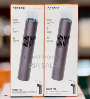 Porodo Lifestyle Chillo Pod Foldable Bladeless Handheld Fan