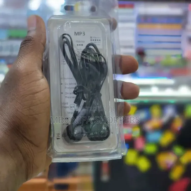 Crystal-Clear MP3 Player With Earphone, Easy Controls Immersive Audio