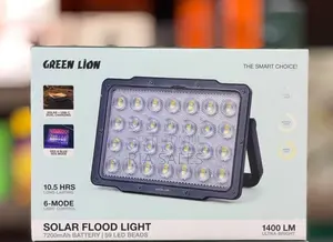 Green Lion Solar Floodlight With Solar Panel