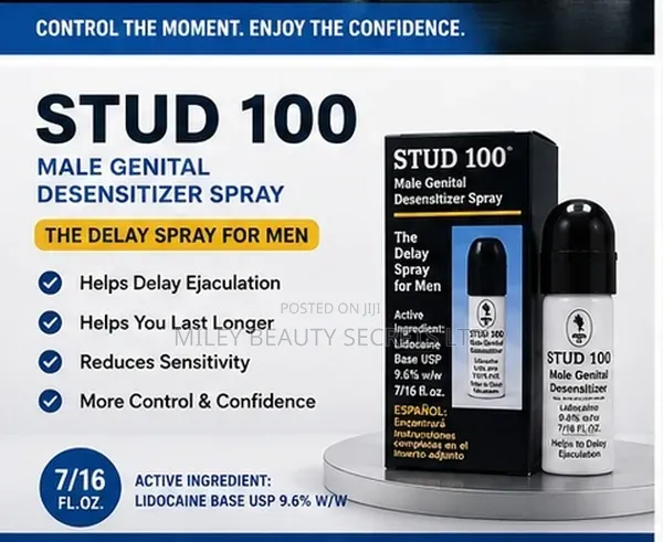 STUD 100 DELAY SPRAY FOR MEN — More Control, More Confidence