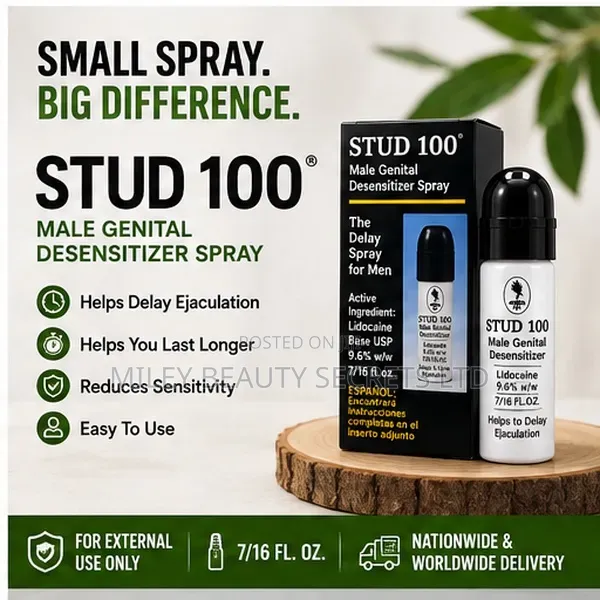 STUD 100 DELAY SPRAY FOR MEN — More Control, More Confidence