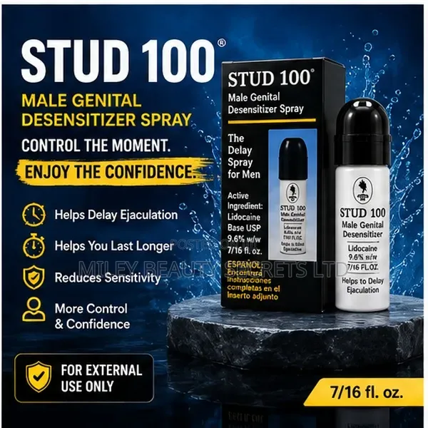 STUD 100 DELAY SPRAY FOR MEN — More Control, More Confidence