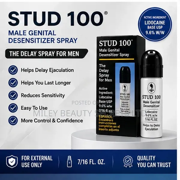 STUD 100 DELAY SPRAY FOR MEN — More Control, More Confidence