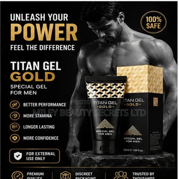 TITAN GEL GOLD — Premium Confidence for Men