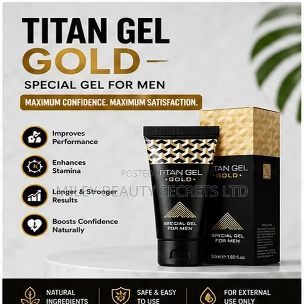 TITAN GEL GOLD — Premium Confidence for Men