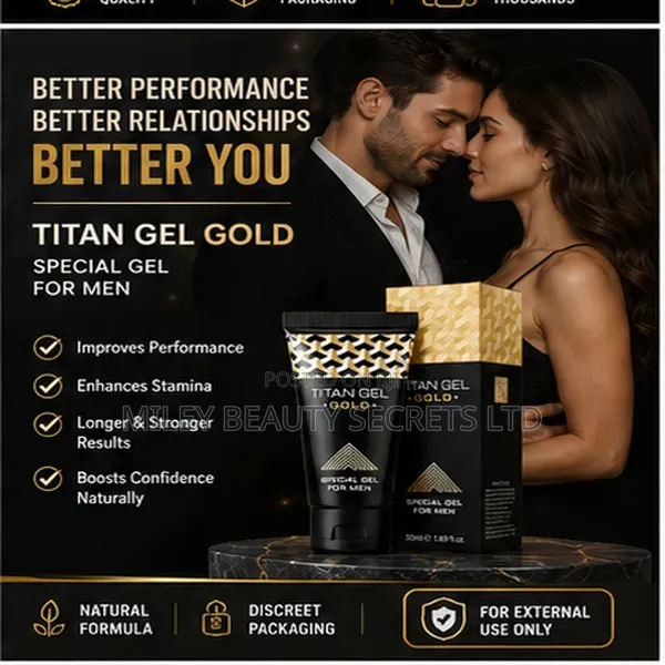 TITAN GEL GOLD — Premium Confidence for Men