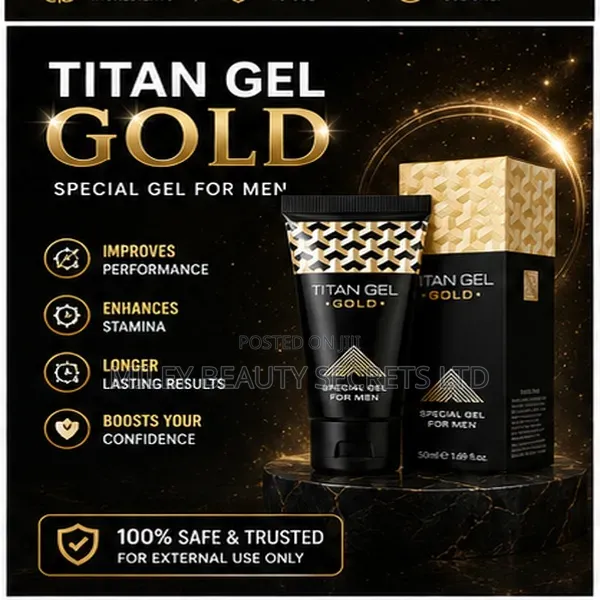 TITAN GEL GOLD — Premium Confidence for Men