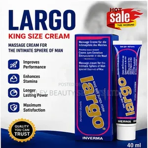 LARGO KING SIZE CREAM — Confidence When It Matters