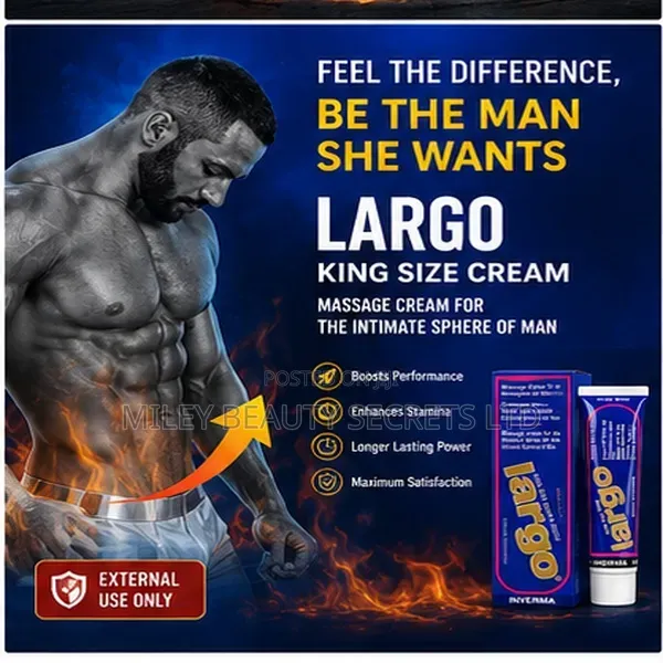 LARGO KING SIZE CREAM — Confidence When It Matters