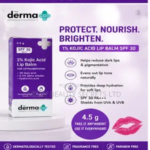 the Derma Co 1% Kojic Acid Lip Balm SPF 30